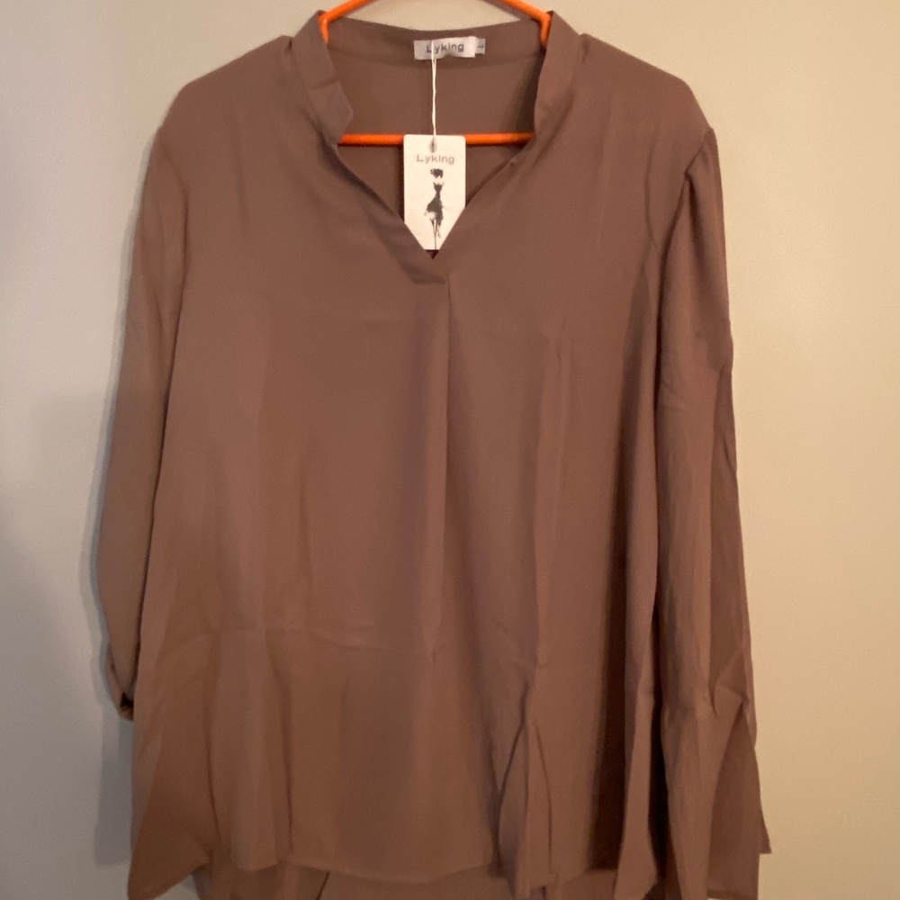 LYKING light tan blouse